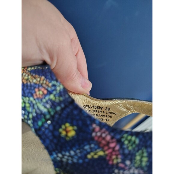 Women's Alegria PG Lite KEN-158 Leather Sandals Humming Bird Mosaic Theme US 8 - Picture 10 of 11